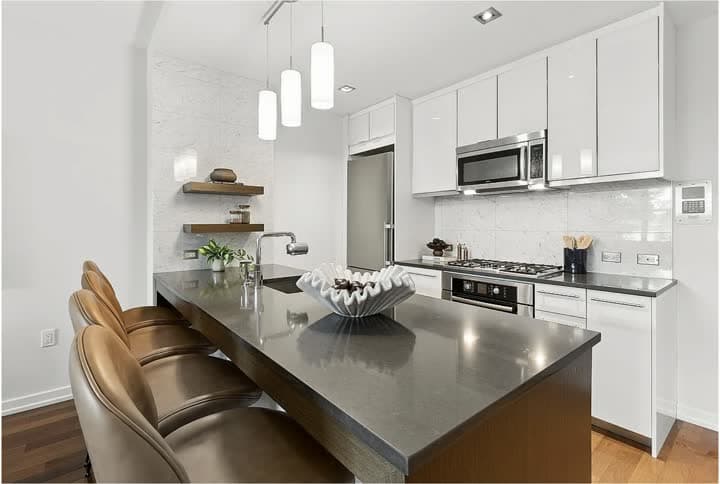 The kitchen.