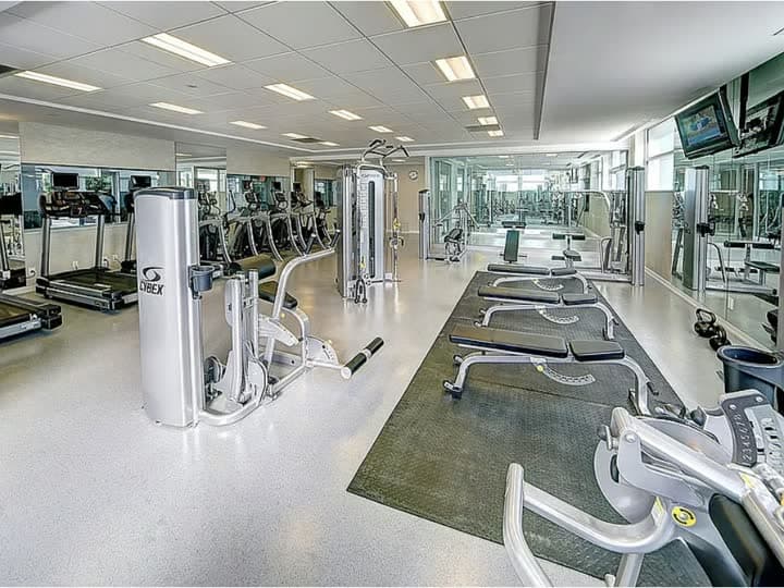 The gym.